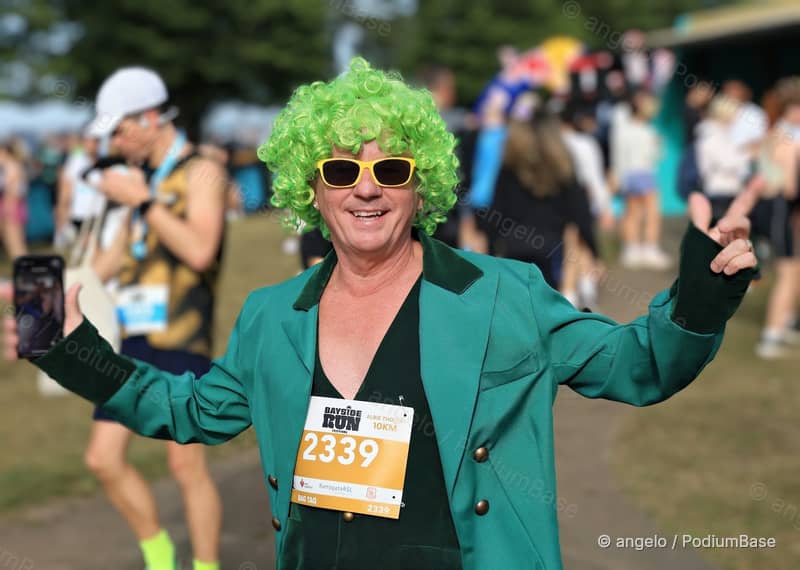 Watermarked race photo preview