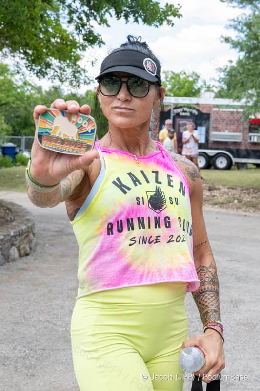 Watermarked race photo preview
