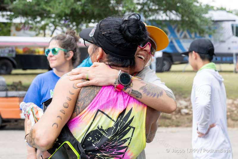 Watermarked race photo preview