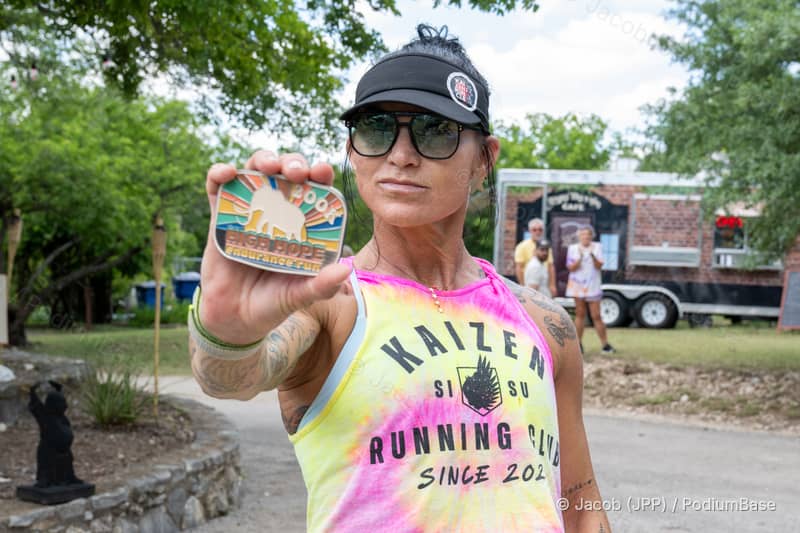 Watermarked race photo preview