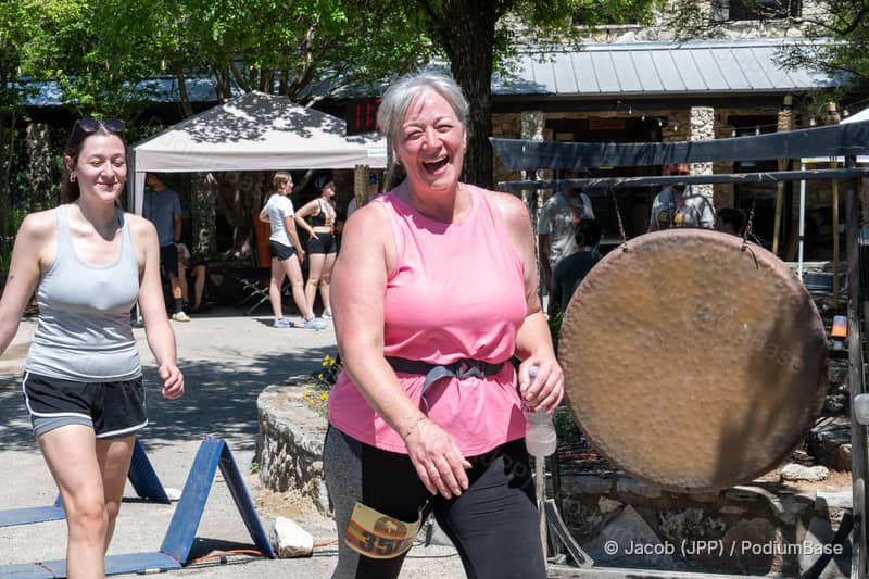 Watermarked race photo preview