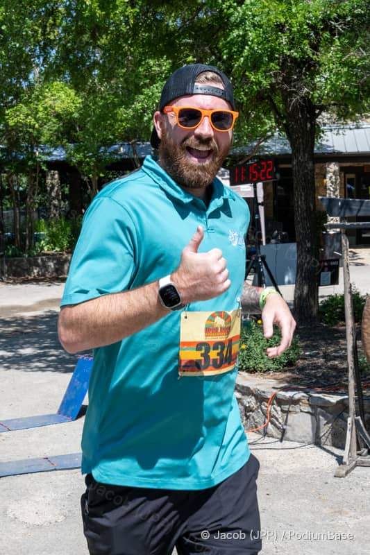 Watermarked race photo preview