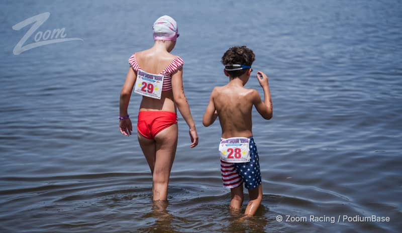 Watermarked race photo preview