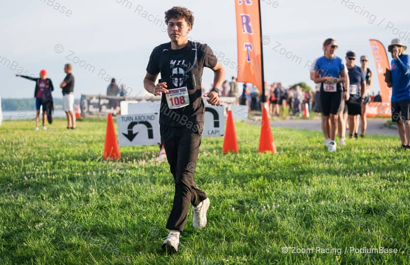 Watermarked race photo preview