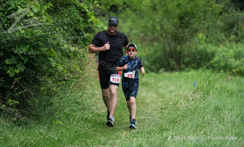 Watermarked race photo preview