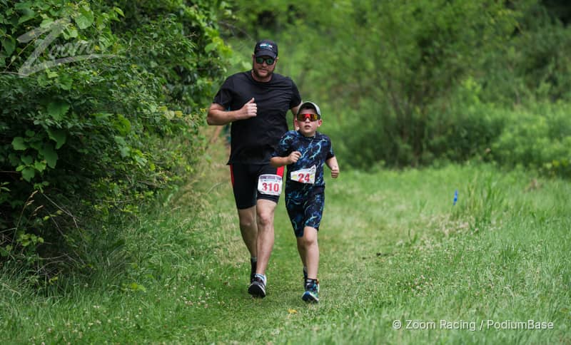 Watermarked race photo preview