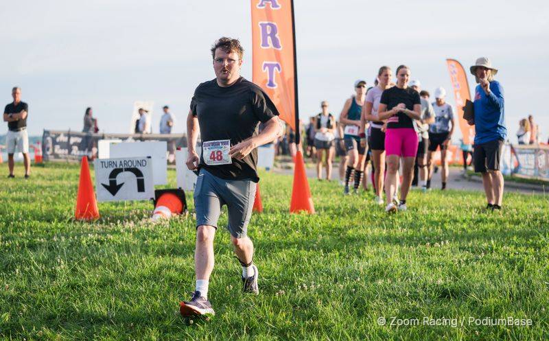 Watermarked race photo preview