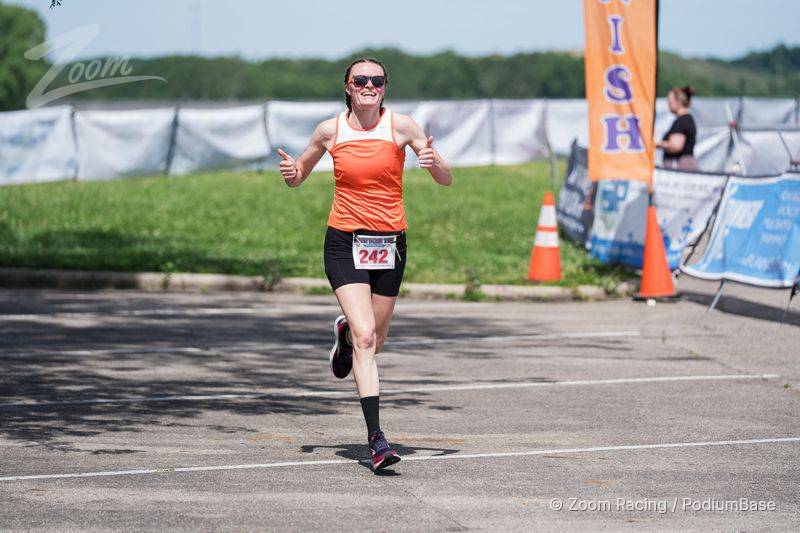 Watermarked race photo preview