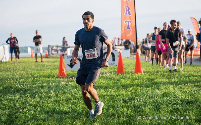 Watermarked race photo preview
