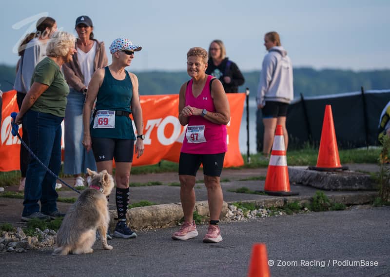 Watermarked race photo preview