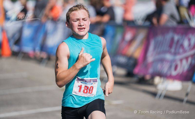 Watermarked race photo preview