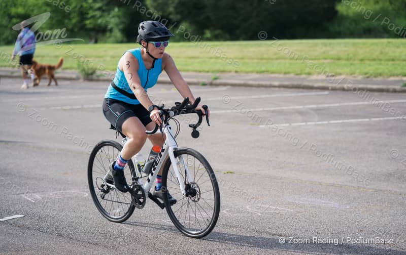 Watermarked race photo preview