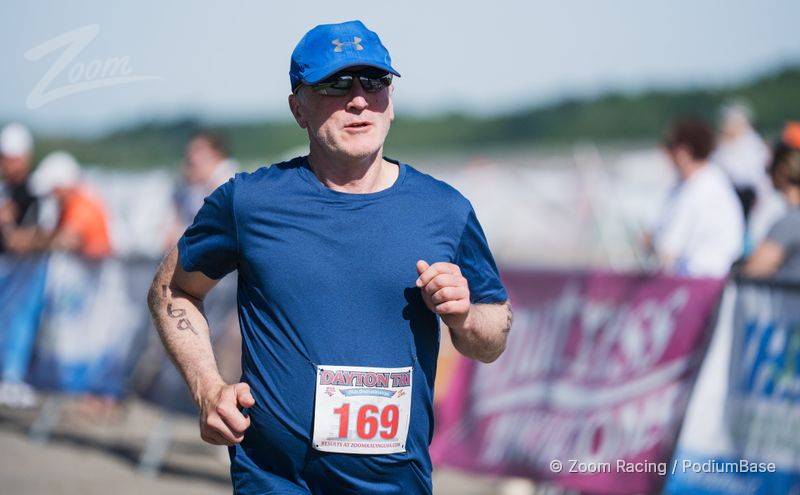 Watermarked race photo preview
