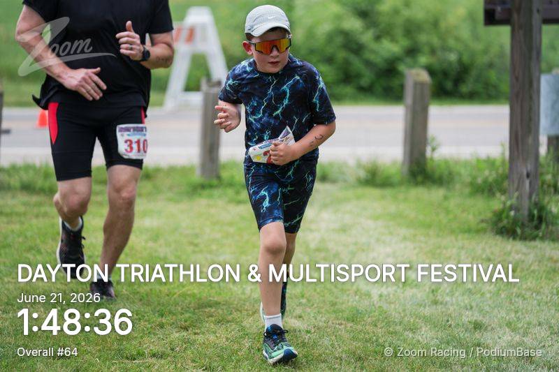 Watermarked race photo preview