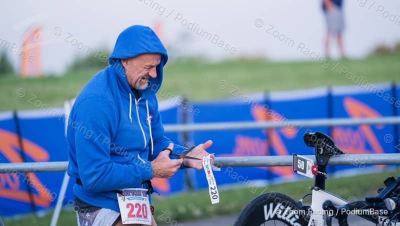 Watermarked race photo preview