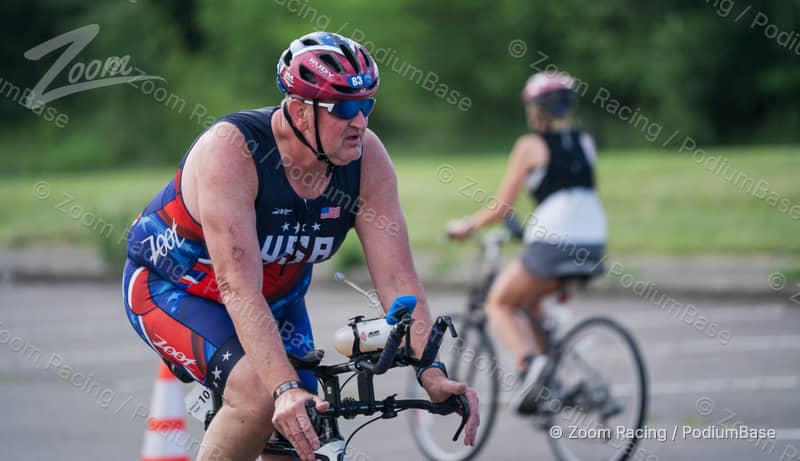 Watermarked race photo preview