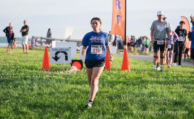 Watermarked race photo preview