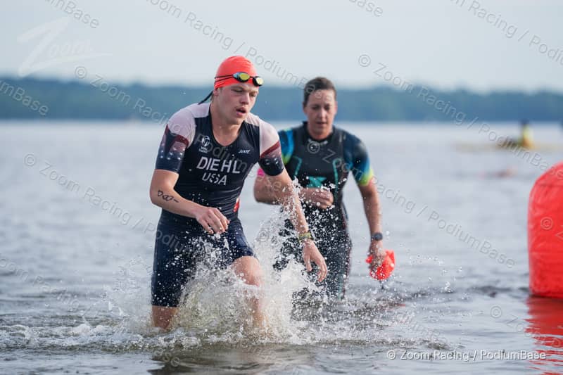 Watermarked race photo preview