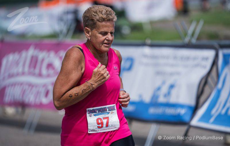 Watermarked race photo preview