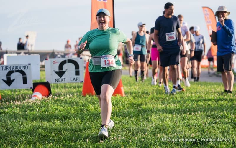 Watermarked race photo preview