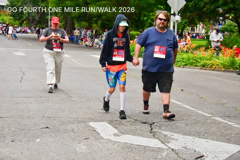 Watermarked race photo preview