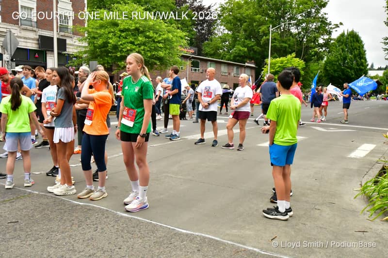 Race photo from Go Fourth One Mile Run/Walk 2026 in Longview