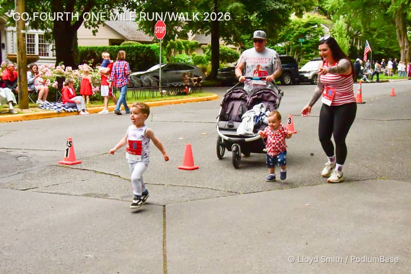 Watermarked race photo preview