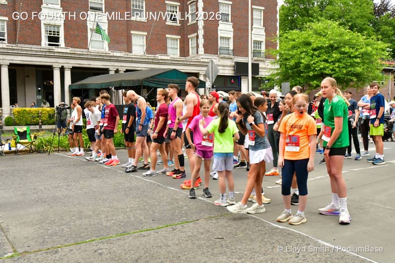 Race photo from Go Fourth One Mile Run/Walk 2026 in Longview