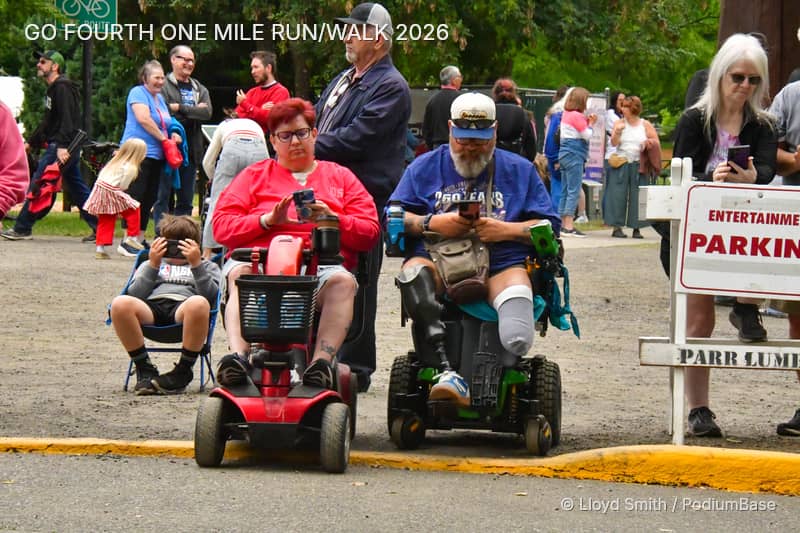 Watermarked race photo preview