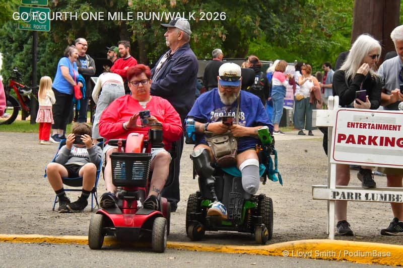 Watermarked race photo preview