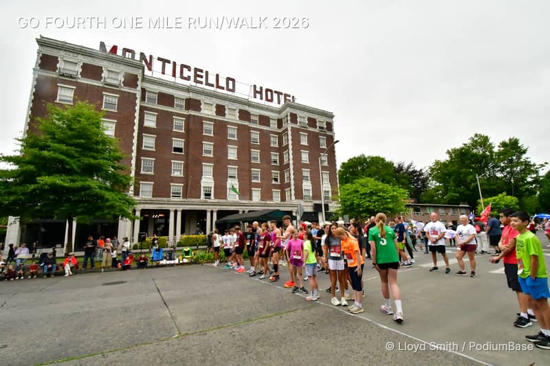 Race photo from Go Fourth One Mile Run/Walk 2026 in Longview