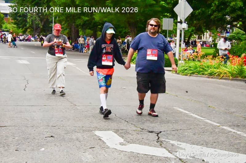 Watermarked race photo preview