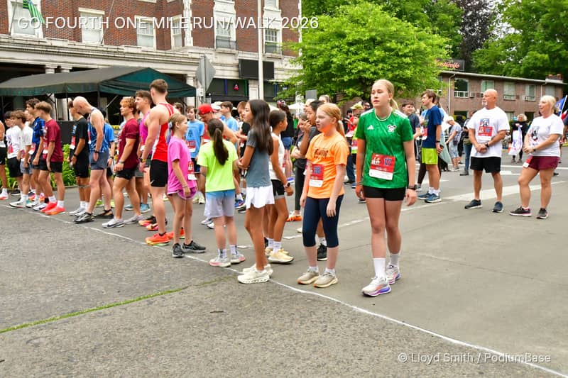 Race photo from Go Fourth One Mile Run/Walk 2026 in Longview