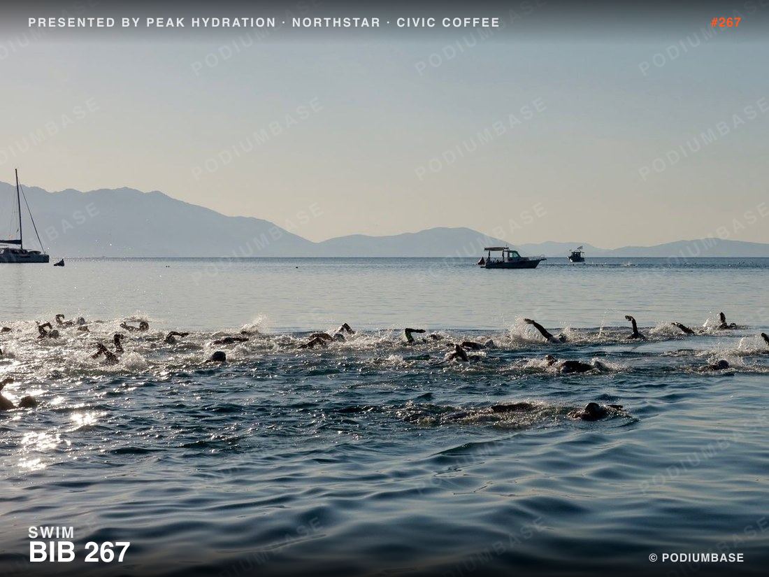 Race photo from Harbor Aquabike Challenge